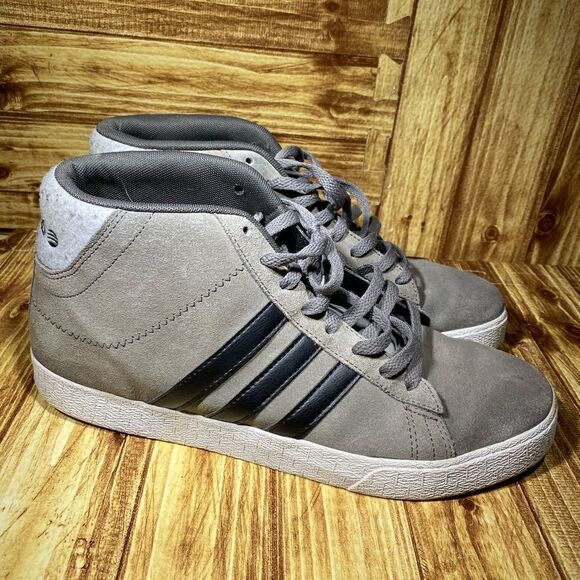ADIDAS DAILY MID HIGH NEO  GREY NEON size 10,5 - Picture 2 of 7